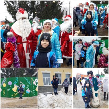 Открытии районной елки «Шествие Дедов Морозов»